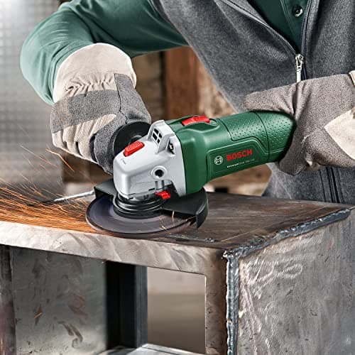 Meuleuse d’angle Bosch UniversalGrind 750-125 (livré dans un carton; 750 W ; 2 disques à tronçonner droit ; 1 disque à meuler ; pour meuler, tronçonner, brosser et poncer) – Amazon Edition - Image 3