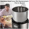 Replacement Inner Stainless Steel Rice Cooker Bowl 6 Litre Compatible with Instant Pot Container for Rice Cooker Y481 Pot Rice Cooker Replacement Parts for Kitchen - Image 6
