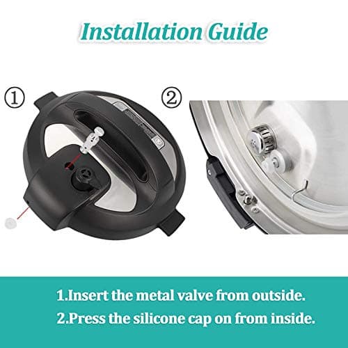 Steam Release Handle Floating Valve Replacement Parts with 3 Silicone Caps for Instant Pot Ultra 3 5 6 8 QT - Image 5