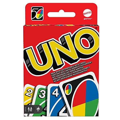 Mattel Games UNO Classique, Jeu De Cartes Familial pour Enfants Et Adultes, Jeu De Société pour Soirée Jeux en Famille Ou en Voyage, 2 À 10 Joueurs, Jouet pour Enfant de 7 Ans et Plus, W2087 - Image 3