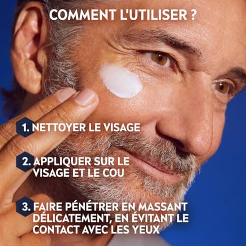 NIVEA MEN Crème de Jour DNAge (1 x 50 ml), Crème visage anti-âge avec Acide Hyaluronique et Créatine, Soin homme hydratant à la protection solaire FPS 15 - Image 6