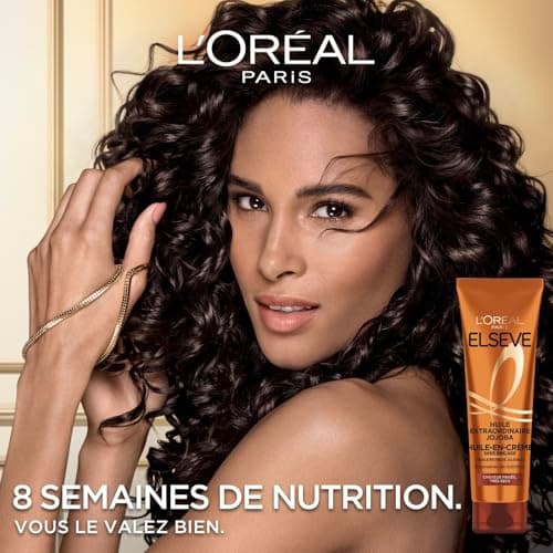 L'Oréal Paris Elsève L'Oréal Paris No-Rinse Nutrition Oil in Cream for Very Dry and Curly Hair 150 ml - Image 4