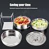 Stackable Steam Inserts With Sling For Instant Pot Accessories - Pot Cooking, Pots, Lasagna, Food Steamer For Pressure Cooker - Image 3