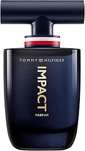 Tommy Hilfiger Tommy Impact Perfume 100 ml – Men's Perfume – Amber Woody Fragrance – Woody and Amber Notes – Intense Blue Glass Bottle