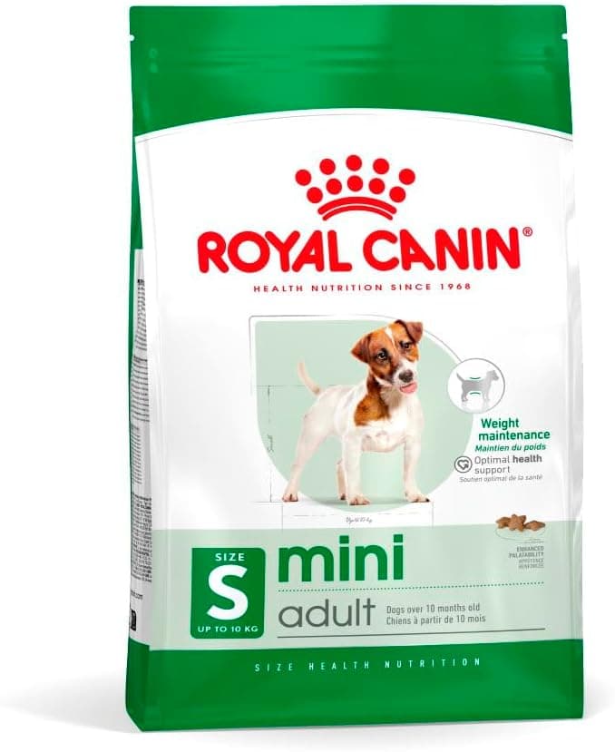 Royal Canin Mini Adult | 800 g | Complete food for small breed dogs | Omega-3 fatty acids for skin and coat | Adjusted energy content and suitable kibble size