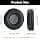 Yizhet 1 Pair of 55mm Replacement Ear Pads for Sony, Philips, ATH Headphones - Comfortable Foam - Diameter: 55mm, Black - Image 4