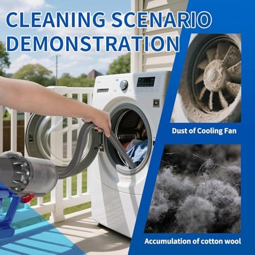 7 Pieces Accessories for Dyson V7, V8, V10, V11, V15 Vacuum Cleaner, Replacement Brush Kit Compatible with Dyson Cyclone, Flexible Extendable Tip, Mattress Brush, Hard and Multifunctional Nozzle - Image 7