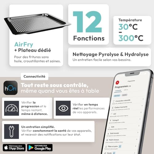 CANDY - Built-in Pulsed Heat Oven - Pyrolysis/Hydrolysis, 6 Cooking Levels - A++ - XXL Cavity (78L), Telescopic Rails - Stainless Steel Black - Retractable Push/Pull Handles - 59.5 x 59.5 x 57 cm - Image 4