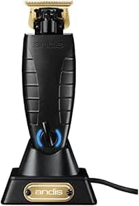 Andis GTX-EXO Professional Cordless Beard Trimmer with Charging Stand Accessories - Deep Tooth Blade and Tight Cut - for Men, Beard, Mustache, Ears, Body Care