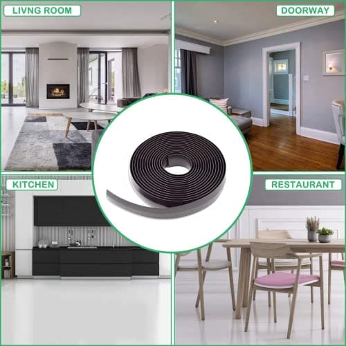 Bandes de Délimitation Magnétiques pour Aspirateur Robot - Compatible avec Neato, Shark ION IQ (750/871/761 /R85), Xiaomi Roborock S5 - Longueur 4m - Couleur Noir - Image 6