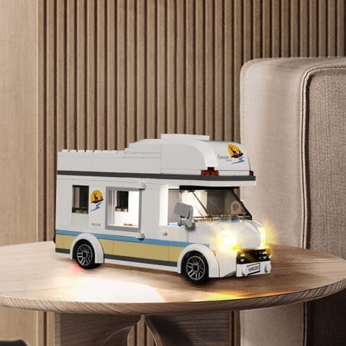 LED Light Kit for Lego Holiday Camper Van 60283, Decorative Kit for Lego City, Powerful Vehicles, Motorhomes, Creative Toys - Image 7
