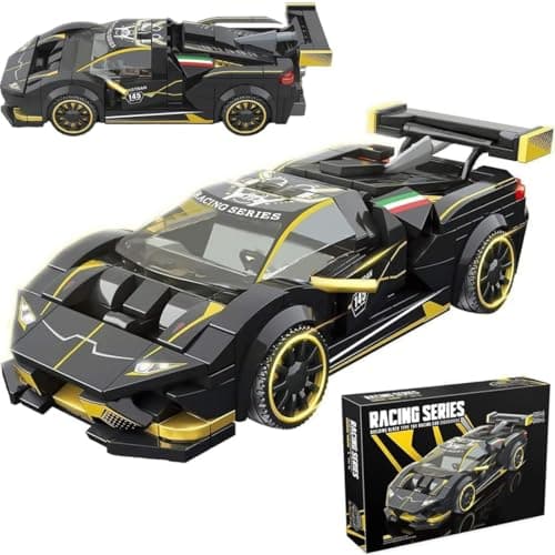 Technic Sports Car Building Kit for Lambo Speed Champions EVO, 360 Pieces Supercar Race Car Model Kids, Compatible with Lego Technic - Image 2