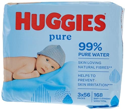 Huggies Pure Wet Baby Wipes (4 x 3 Packs of 672 Wipes) - 12 Packs of 3 Packs - Image 3
