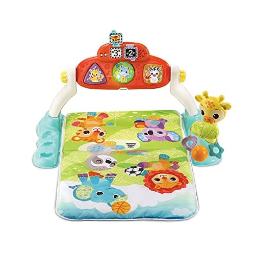 VTech - 4 in 1 Baby Sport Activity Mat, Musical and Evolutionary Play Mat, Activity and Development Toy, Rattles, Dumbbells, Baby Birth Gift - Image 4