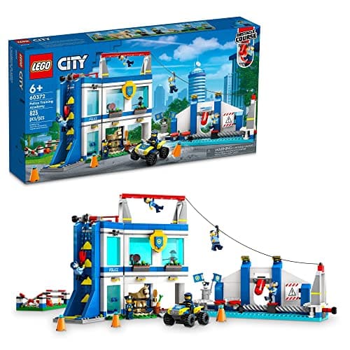 LEGO City Police Training Academy 60372, Playstation with Obstacle Course, Horse Figure, Quad Toy and 6 Officer Figures, for Kids Ages 6 and Up - Image 2