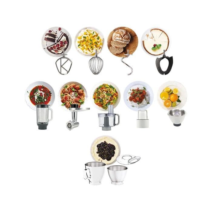 Kenwood KVL85.704SI Titanium Chef Baker XL Pastry Mixer with 5L and 7L Bowls, Whisks, Mixer, Multi-Function Processor, Chopper and Mini Chopper - Image 7