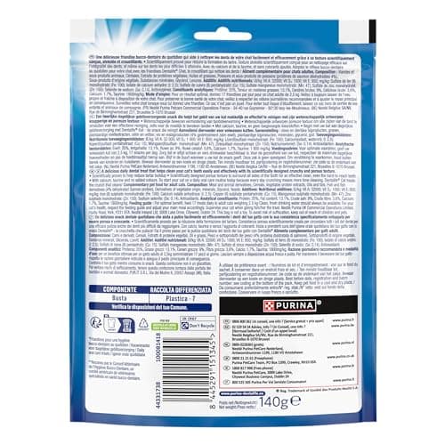 DENTALIFE |Daily Oral Care | Treats | for Adult Cats | Helps Clean Teeth Effectively | Salmon | Sachet | 140g - Image 5