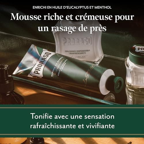 Proraso | Refreshing shaving cream (tube of 150 ml) – Invigorating shaving cream with eucalyptus oil and menthol – Made in Italy - Image 6