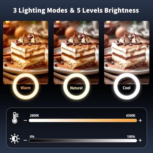 yAyusi Wireless Ring Light with Tripod, Foldable Overhead Camera Stand with Rechargeable Ring Light 174cm for Video Recording, Photography, Live Stream, TikTok, YouTube - Image 5