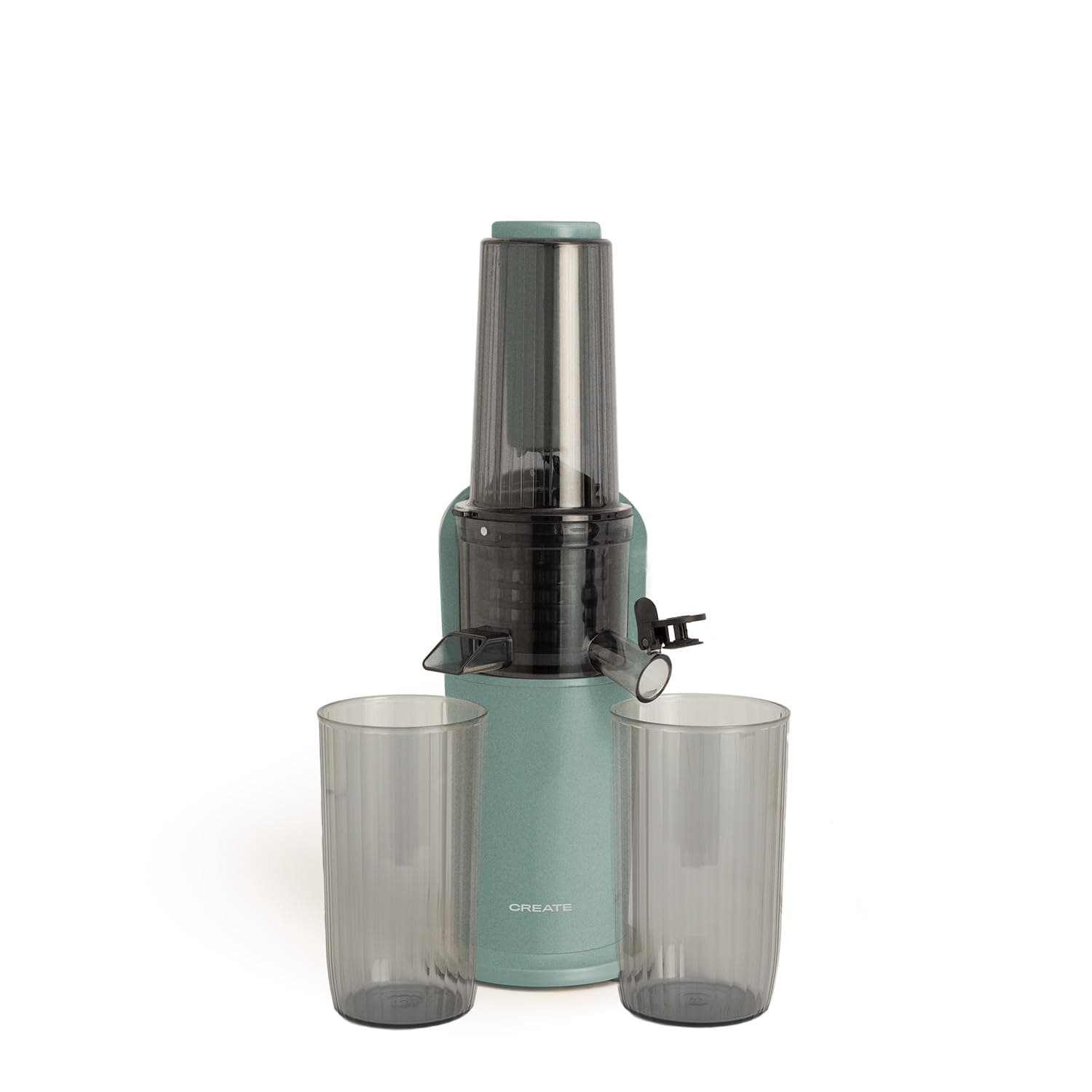 CREATE /JUICER SLOW MINI/Sage Green Slow Extraction Blender/Reverse Function, Easy Clean, Compact Size, 150 Watt DC Motor - Image 1