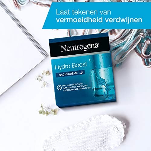 Neutrogena Hydro Boost Crème de nuit, crème pour le visage, crème hydratante, tous types de peau, sans huile, 50 ml - Image 7