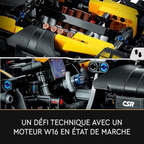 LEGO 42151 Technic Le Bolide Bugatti, Jouet Voiture de Course pour Enfants dès 9 Ans, Maquette à Construire de Véhicules Iconiques à Collectionner - Image 6