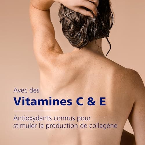SANEX Derma Thérapie Crème de douche anti-tiraillements | peaux matures |*aide à réparer les peaux squameuses et à réduire les tiraillements|complexe d’acides aminés breveté et vitamines C et E- 425ML - Image 8
