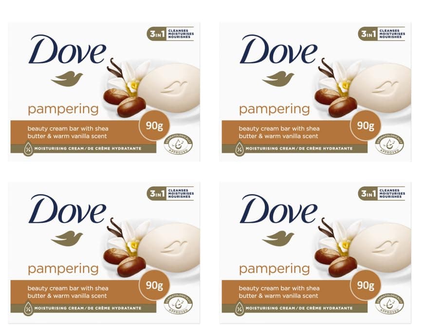 Dove Shea Butter Soap (4 x 90g) - Image 3