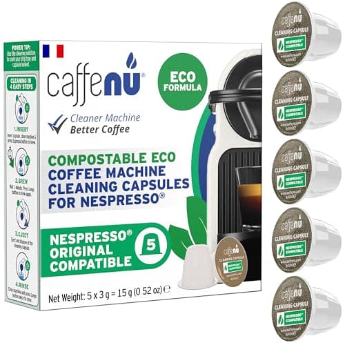 Caffenu | Nespresso Eco Cleaning Capsules | For Tasty Coffee | Coffee Cleaning Capsules | Combine with Nespresso Descaler Kit | Complete Your Barista Kit - Image 2