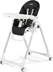 Peg Perego Prima Pappa Follow Me, High Chair, Black (Licorice)
