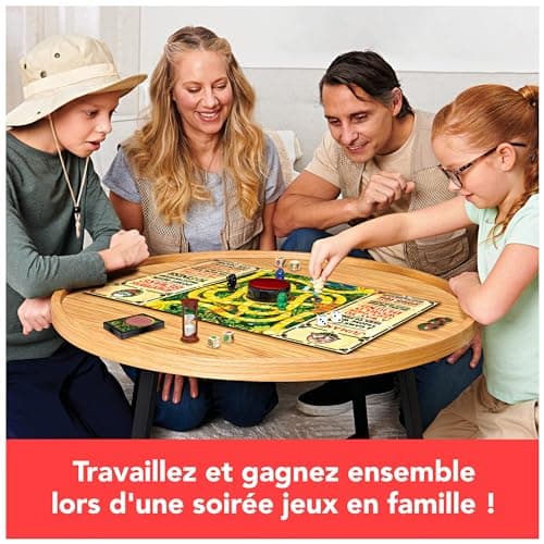 Jumanji - Jumanji Retro - Jeu de Société Famille - Jeu De Plateau avec Nombreux Défis - Ambiance du Film - Version Française - Jouet Enfant 8 Ans et + - Image 6