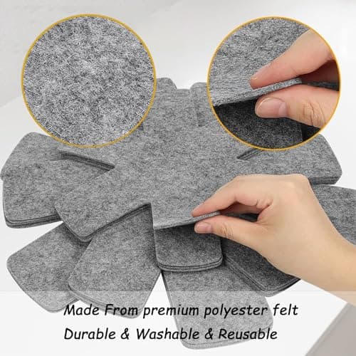 SNZ 10 x Felt Pan Protectors (26cm) - Non Slip Trivet for Tefal/WMF/Elo Pans - Kitchen Utensils to Protect Furniture and Prolong Pan Life - Image 4