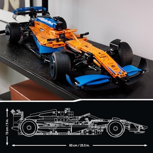 LEGO Technic La Voiture De Course McLaren Formula 1 2022 pour Adultes avec 1434 Pièces Modèle Réduit de Voiture de F1, Kit de Construction Idée Cadeau pour Hommes, Femmes, Décoration intérieure 42141 - Image 5