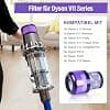 Filter for Dyson V11 V15, Vacuum Cleaner Filter Compatible with Dyson V11 Absolute/Animal/Fluffy/Torque Drive/Complete Pro, V15 Detect, SV14 SV17 SV22, Replacement Filter with 2in1 Brush, Purple - Image 4