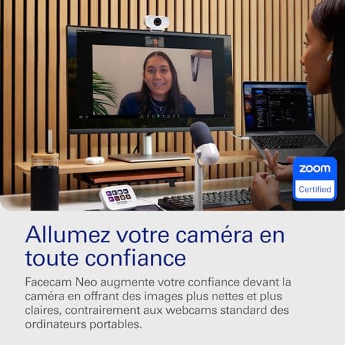 Elgato FACECAM NEO Full HD Webcam with Privacy Cap and Light Correction for Video Conferencing, Streaming, Teams/Zoom/Slack/OBS/Twitch/YouTube, etc - USB-C/Plug-and-Play on PC/Mac - Image 3