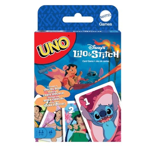 Mattel Games Disney Uno Lilo and Stitch Card Game for the Whole Family, Kids and Adults, with a Special Movie Inspired Card, JCC10 - Image 5