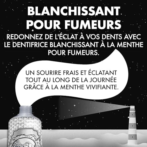 Marvis Dentifrice blanchissant pour fumeurs, Menthe, 85 ml, Favorise le blanchiment naturel des dents, Dentifrice anti-plaque & fraîcheur longue durée - Image 4
