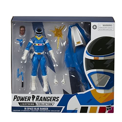 Power Rangers Hasbro Lightning Collection - in Space Blue Ranger & Galaxy Glider Deluxe Action Figure (F5398) - Image 3