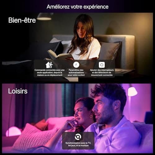 Philips Hue Essential Starter Kit with Bridge+3 Smart Bulbs GU10 Essential + Smart Button, WACA, 2200-6500K, Dimmable, Smart Bulb Compatible with Alexa, Google Assistant, Apple Home - Image 9
