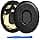 Replacement Ear Pads for Bose QuietComfort QC3 / OE1 On-Ear Headphones by MMOBIEL - Memory Foam and Protein PU Replacement Headphone Pad - Black - Image 2