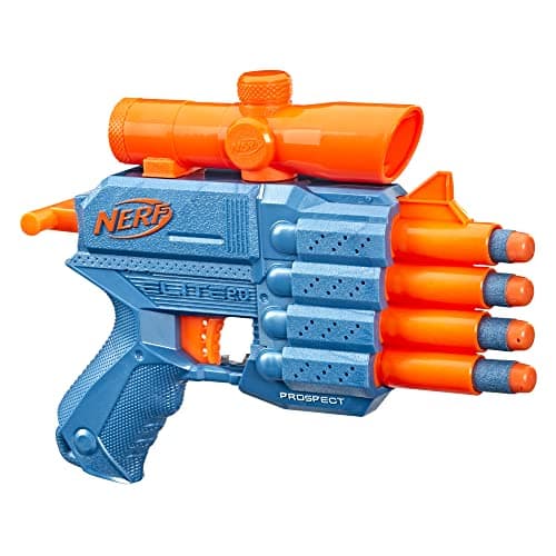 Nerf Elite 2.0, blaster Prospect QS-4, 8 fléchettes Nerf Elite officielles, tire 4 fléchettes, viseur de précision fixe - Image 4