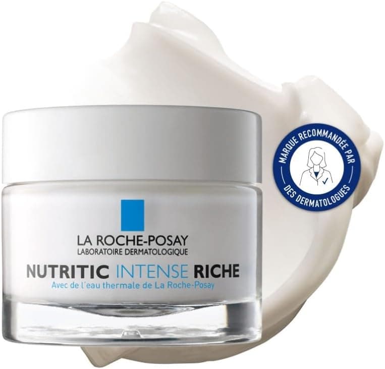 La Roche-Posay - Nutritic Intense Riche - Deep Repair Cream - For Very Dry Skin - Facial Care with MP-Lipids & Shea Butter - Soothing Dry Skin Cream