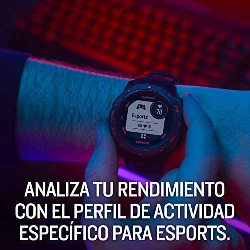 Garmin Instinct Esports Edition - Rugged Smartwatch with Esports Activity Profile - Black - Image 6