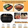 22cm Oil Free Fryer Accessories Compatible with COSORI 6L, 6.2L, 6.4L, Philips XXL 7.2L, 8.3L, Russell Hobbs 8L, Cecotec 6L, Reusable Silicone Mold, Pizza Dish, Grill - Image 5