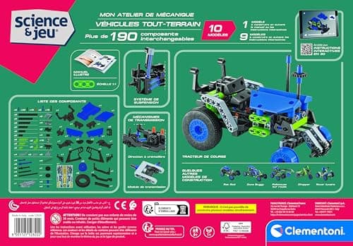 Clementoni - 8 Year Building Set - Assemble Amazing Off-Road Vehicle Models - Educational Games for Kids - Made in Italy - Image 4