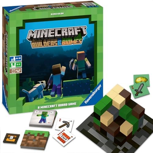 Ravensburger - Minecraft Builders & Biomes - Video Game Board Game - Strategy - 2-4 Players from 10 Years Old - 26132 - (Multilingual - French Included) - Image 5