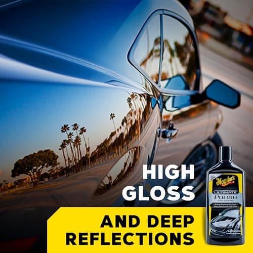 Meguiar's G19216EU Crème polish lustrante Ultimate - Lustrant Protection UV - Brillant Longue Durée - Polish Voiture - 473ml - Image 5
