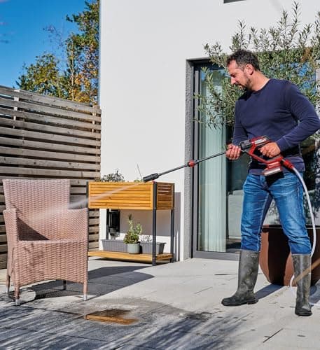 Einhell HYPRESSO 18/24-1 Power X-Change Cordless Medium Pressure Cleaner Gun (18 V, 24 Bar, Mobile Cleaning and Watering, Flow 240 l/h, Accessories Included, Without Battery or Charger) - Image 5