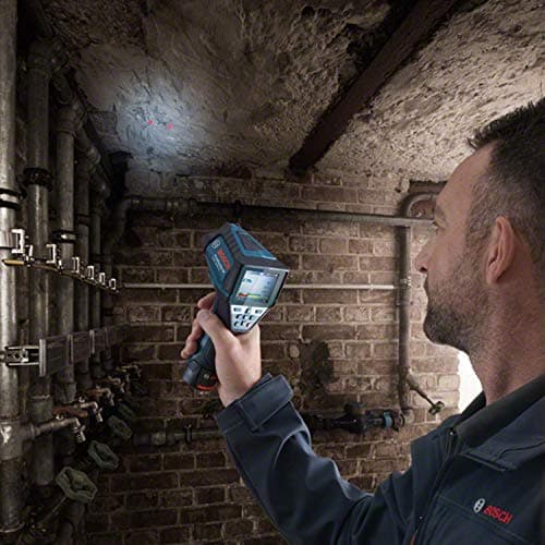 Bosch Professional Infrared Thermometer GIS 1000C (with application function, temperature range: -40°C to 1000°C, 4 x AA batteries, in a cardboard box) - Image 7