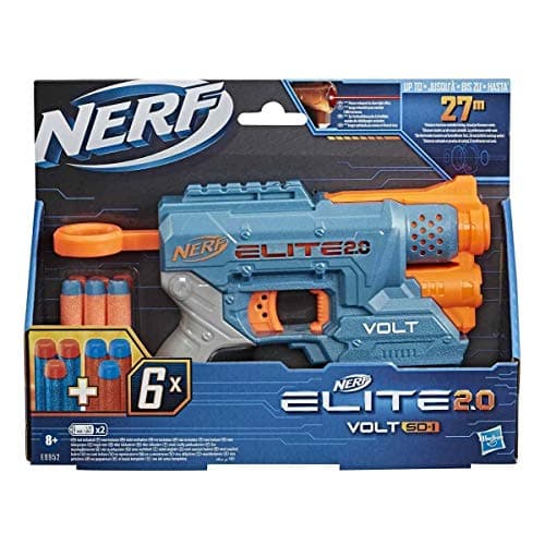Nerf Elite 2.0 Volt SD-1 Electric Blaster with Light Beam and 6 Foam Darts, Toy for Kids, Girls and Boys, Birthday Gift Idea for Ages 8 and Above - Image 4